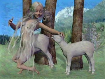  Jolie Tableaux - Transformation d’une chouette fille à Chèvre Mouton Berger 2